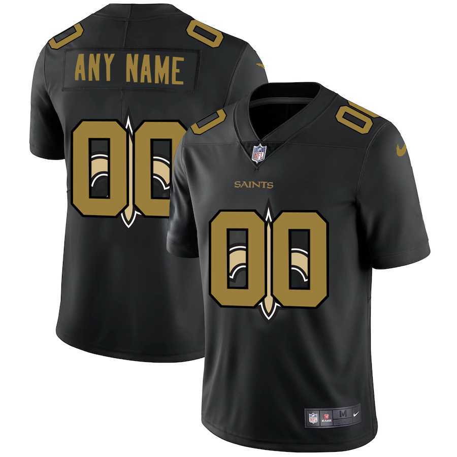 Nike New Orleans Saints Customized Men's Team Logo Dual Overlap Limited Jersey Black,We sell and wholesale Nike New Orleans Saints Customized Men's Team Logo Dual Overlap Limited Jersey Black on line form chian!